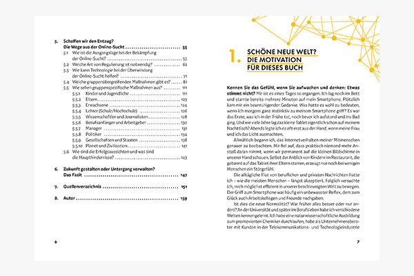 Doppelseite Kapitelanfang aus dem Buch Planet auf Droge